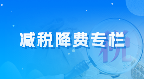 减税降费专栏